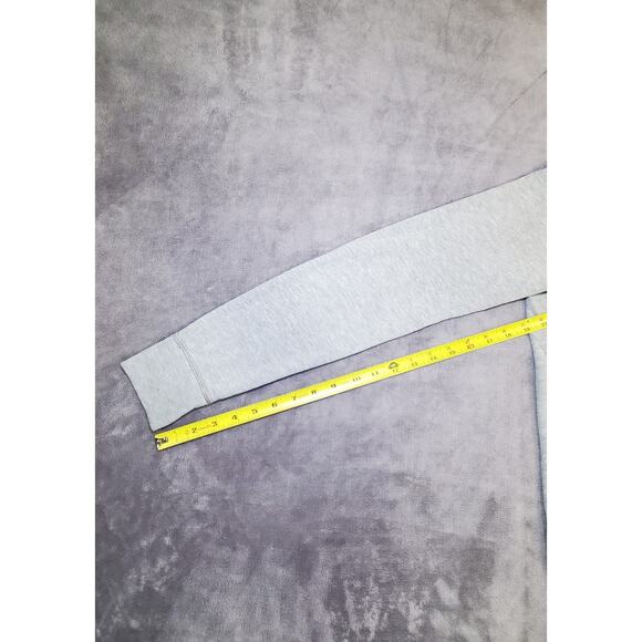 HOLLISTER WOMEN'S SZ L HOODED LOGO SWEATSHIRT HOODIE HEATHER GRAY CA17-54 - Picture 4 of 8